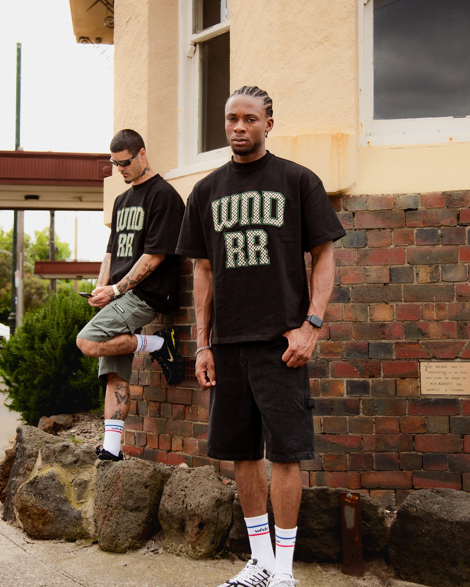 OVERHEAD HEAVY WEIGHT TEE - BLACK