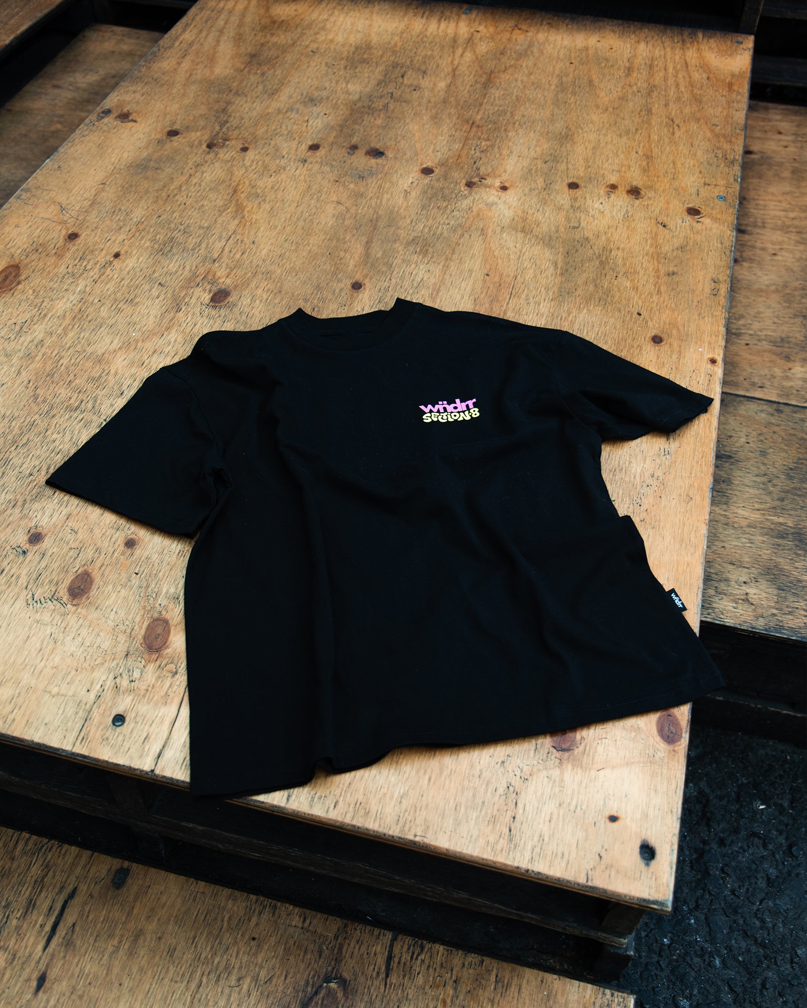 SECTION 8 CLUB TEE - BLACK